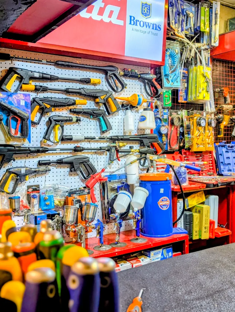 Tool accessories display